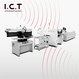 I.C.T | Semi-auto SMT SMD linea di produzione